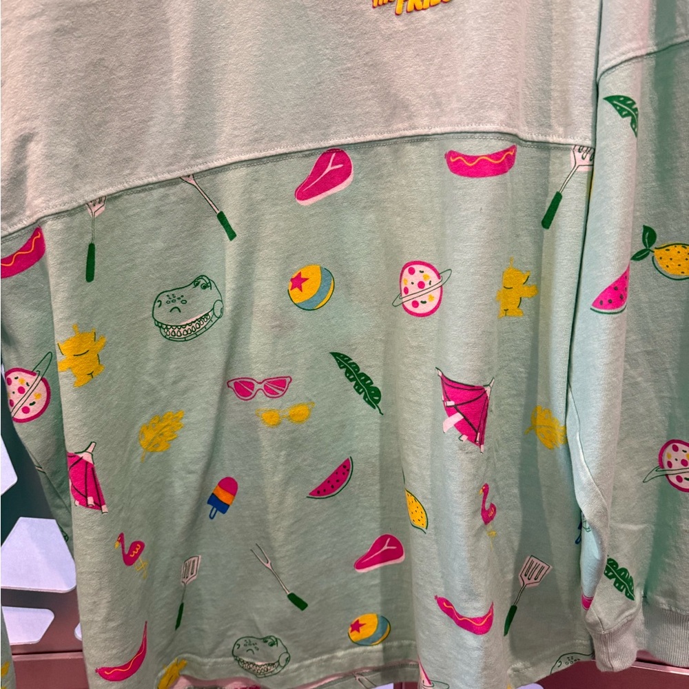Disney long sleeve shirt ( reach for the fries) large - Picture 3 of 8